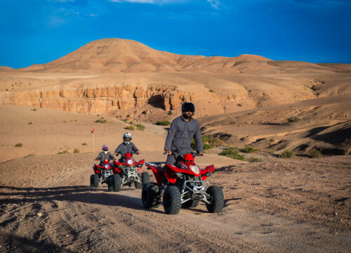 Quad de medio día en el Lago y el Atlas
